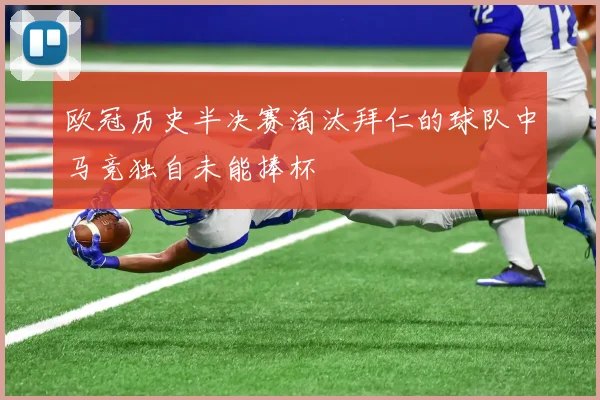 欧冠历史半决赛淘汰拜仁的球队中马竞独自未能捧杯
