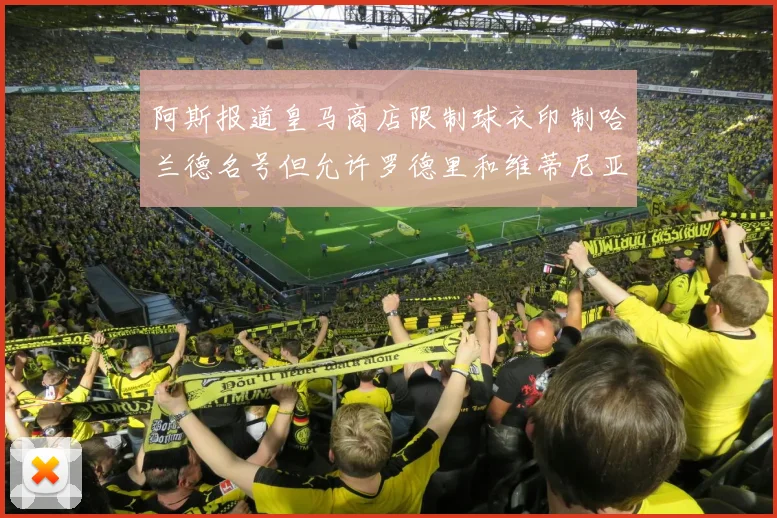 阿斯报道皇马商店限制球衣印制哈兰德名号但允许罗德里和维蒂尼亚印制